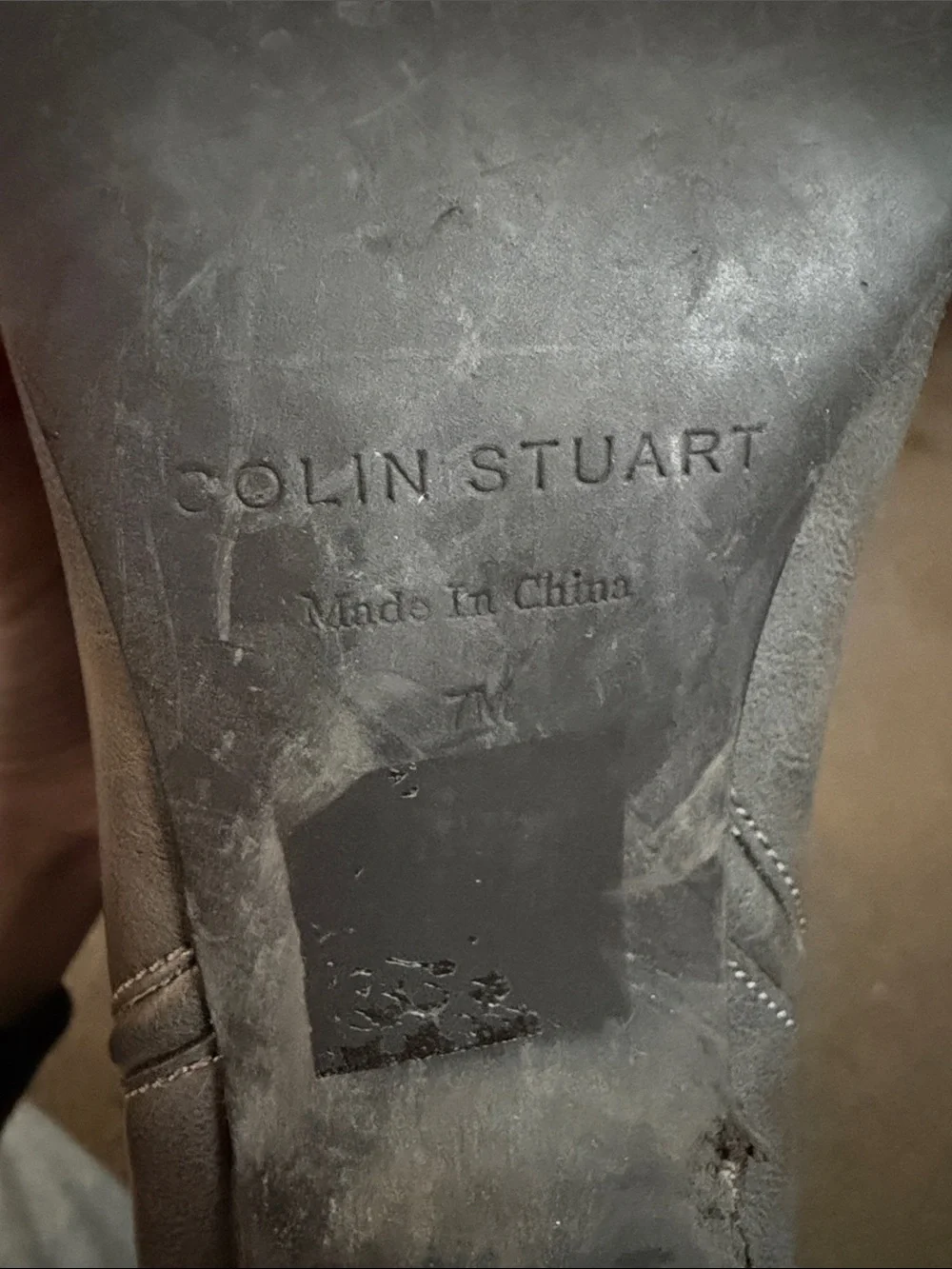 Colin Stuart Gray Over-the-Knee Leather Boots